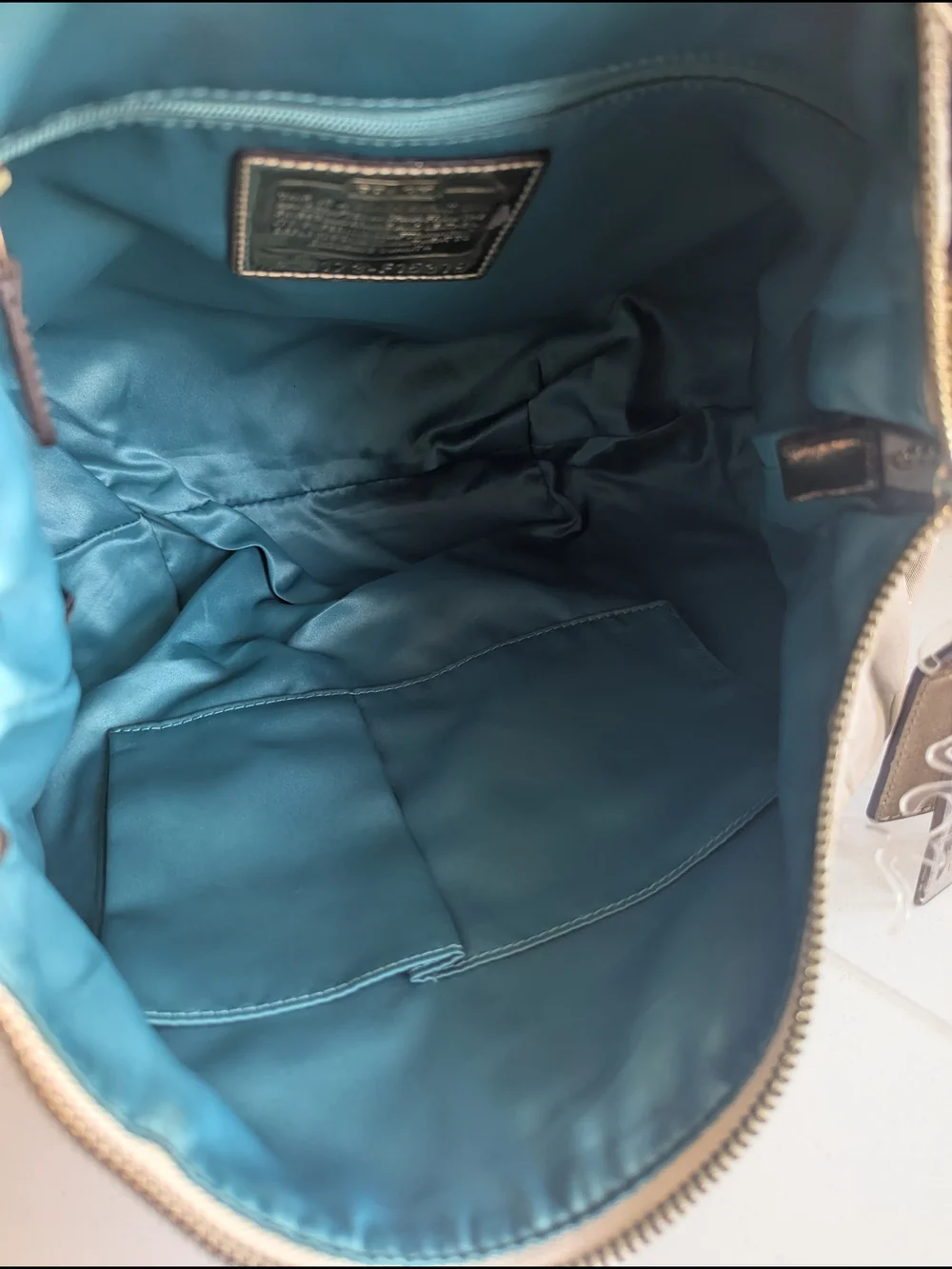 vintage Coach Poppy.Signature Sateen